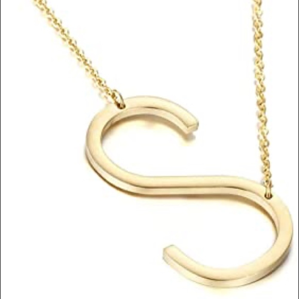 “S” Initial Necklace
